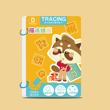 Reusable Tracing Workbook Pen Control & Writing Practice for Kids