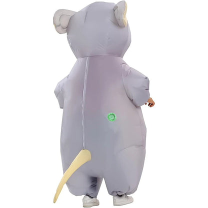 Inflatable Mouse Costume for Adults with Fan