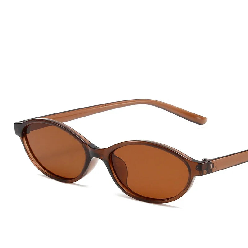 Oval Sunglasses with UV400 Mirror Lenses for Men & Women