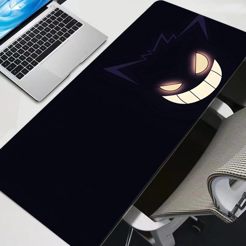 Large Gaming Mouse Pad with Anime-Style Design and Rubber Base