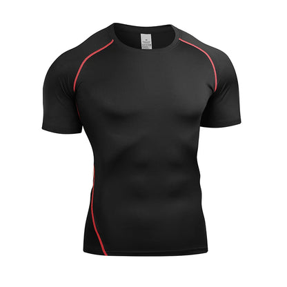 Men's Compression T Shirt Quick Dry Gym Running Top