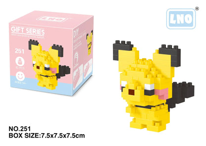 Mini Building Block Set – Micro Building Block Model Kit for Display