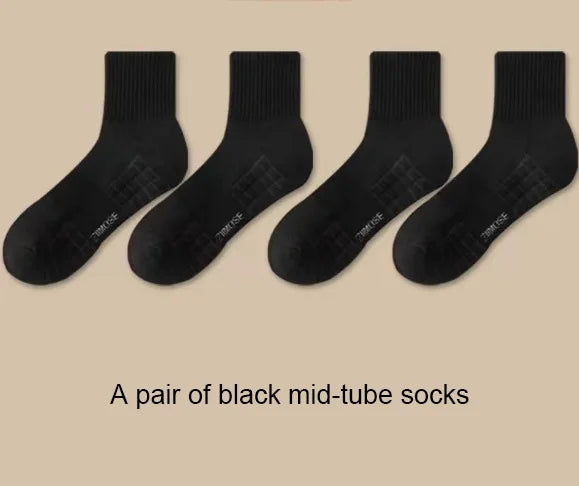 Basketball Socks Cotton Cushioned Crew Sports Socks for Men