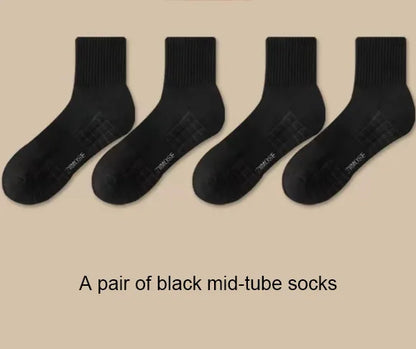 Basketball Socks Cotton Cushioned Crew Sports Socks for Men