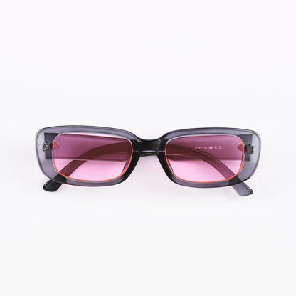 Vintage Square Sunglasses UV400 Retro Square Frame