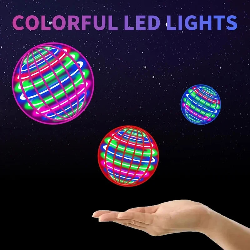 Flying Ball Toy LED Hover Spinning Ball for Indoor & Outdoor Play