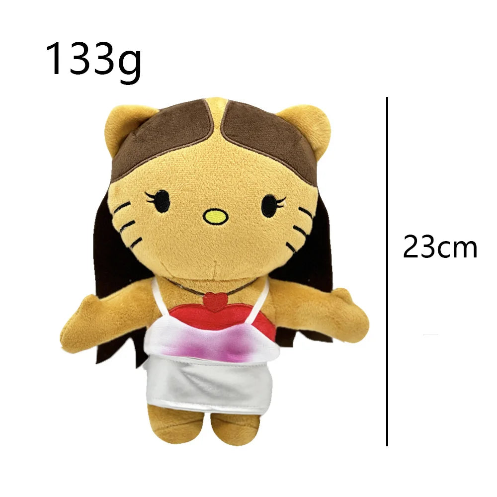 Cat Plush Toy Soft Stuffed Doll with Outfit 20-25cm