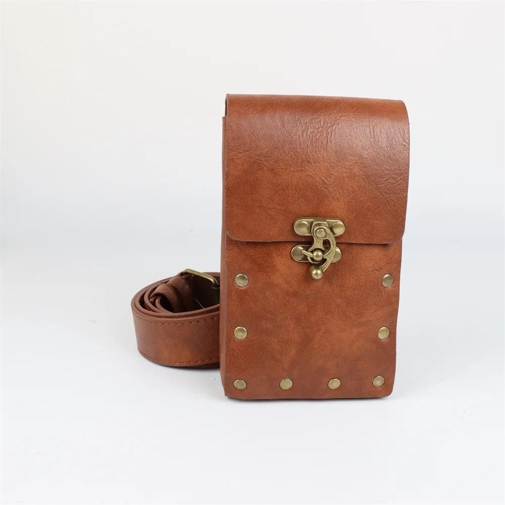 Medieval Cosplay Belt Set with Waist Pouch for Renaissance Costume