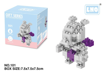 Mini Building Block Set – Micro Building Block Model Kit for Display