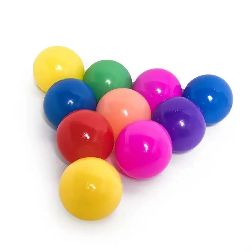 Ball Pit Balls 100PCS Colorful Plastic Play Balls for Kids Play Areas
