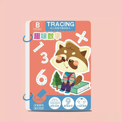 Reusable Tracing Workbook Pen Control & Writing Practice for Kids
