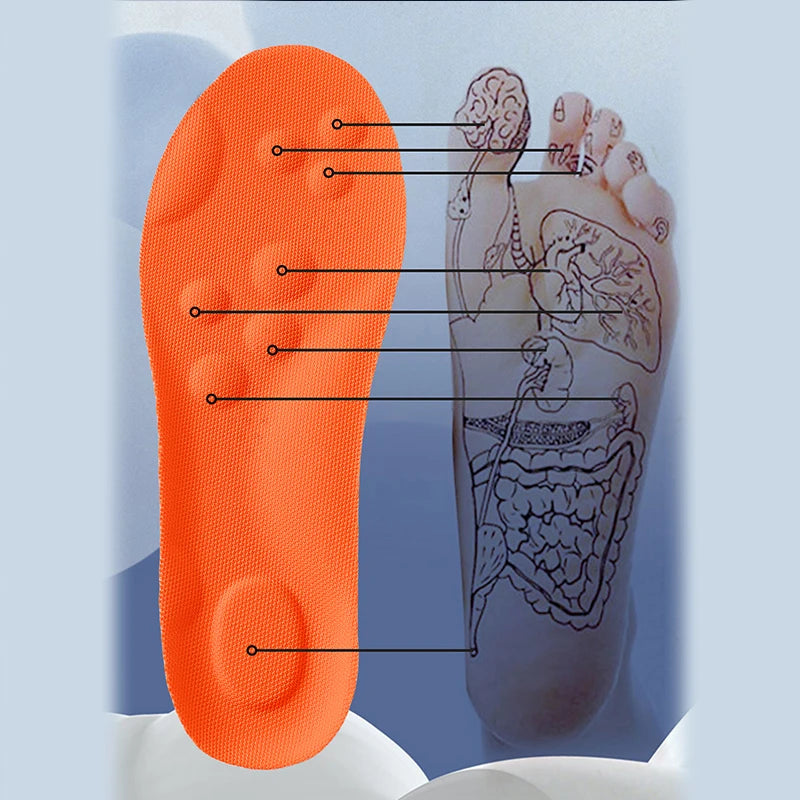 Sports Insoles with Arch Support Breathable Shock Absorption Pads