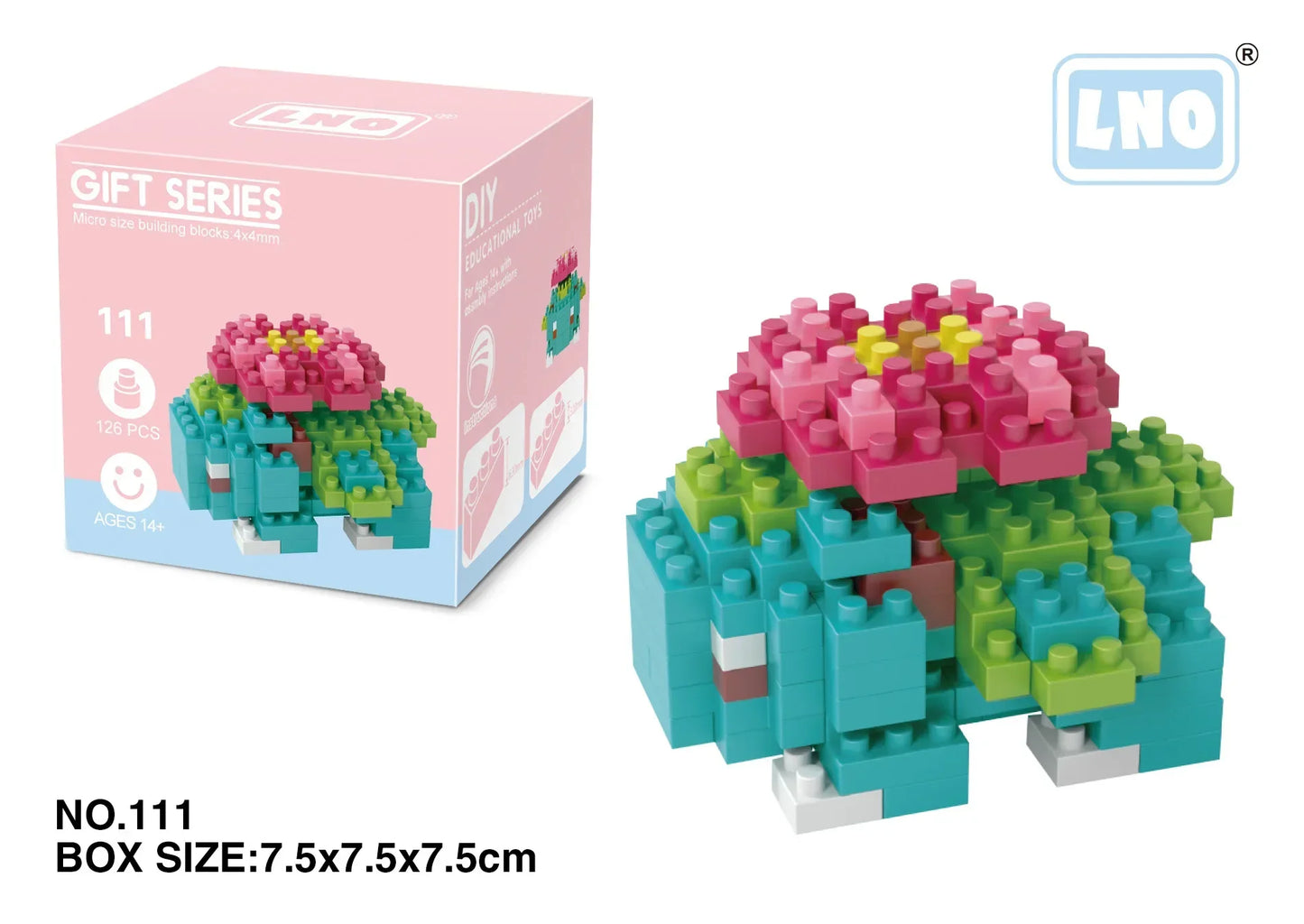 Mini Building Block Set – Micro Building Block Model Kit for Display