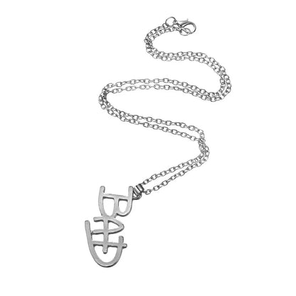 Stainless Steel Pendant Necklace with Metal Chain for Men & Women