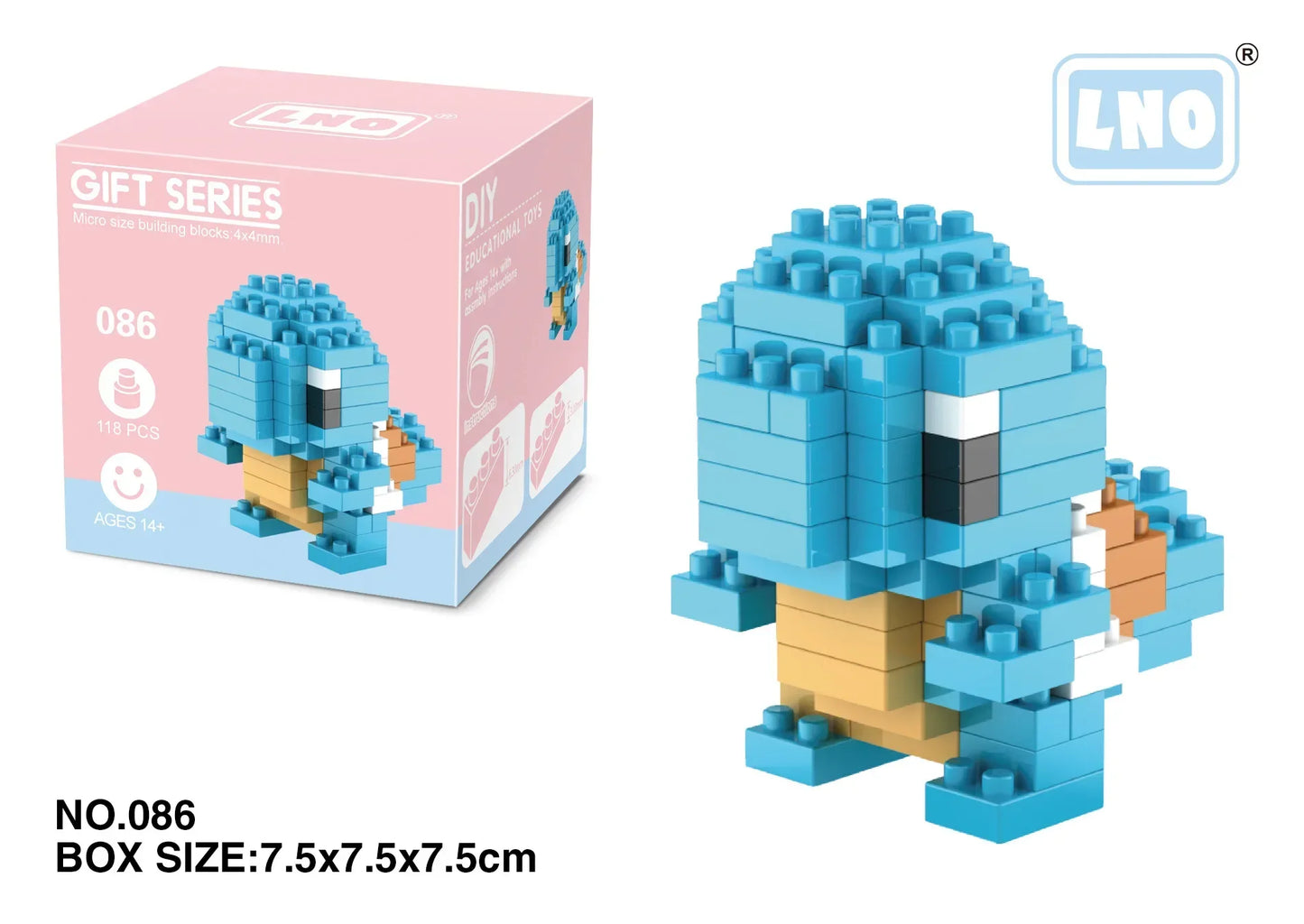 Mini Building Block Set – Micro Building Block Model Kit for Display