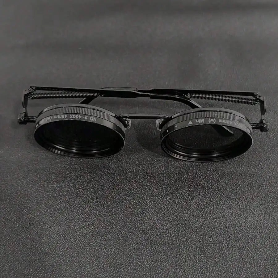 Steampunk Sunglasses with Round Polarized UV400 Lenses
