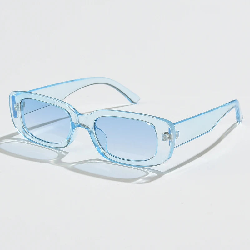 Vintage Square Sunglasses UV400 Retro Square Frame