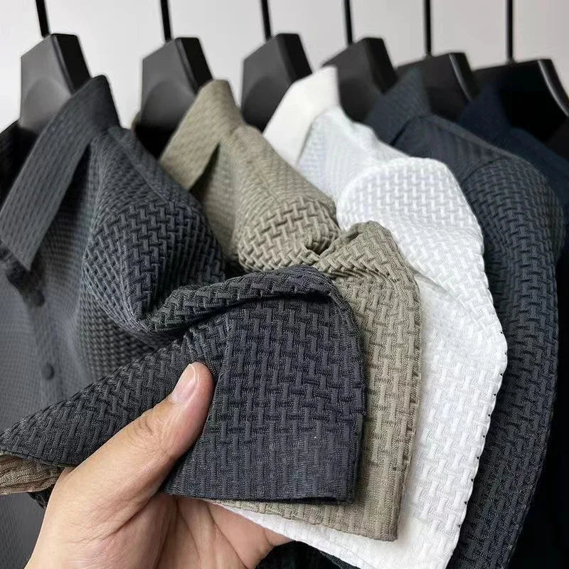 Men's Polo Shirt Breathable Short Sleeve Casual Summer Top