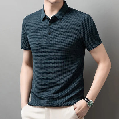 Men's Polo Shirt Breathable Short Sleeve Casual Summer Top
