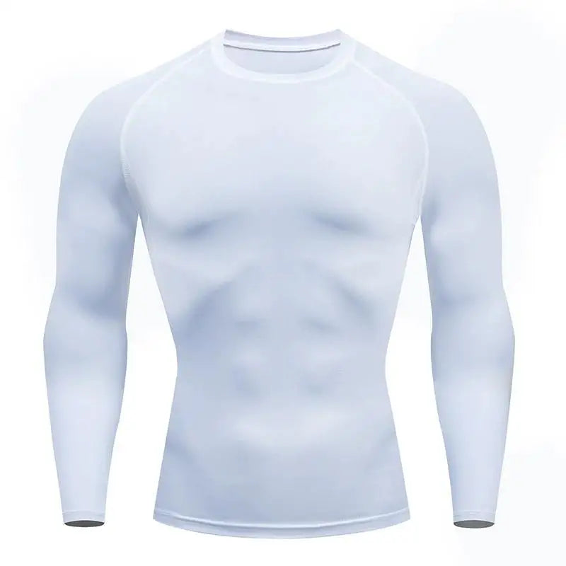 Men's Compression Shirt Long Sleeve Quick Dry Gym Top