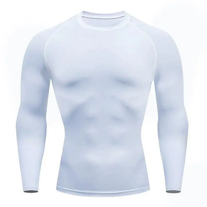 Men's Compression Shirt Long Sleeve Quick Dry Gym Top