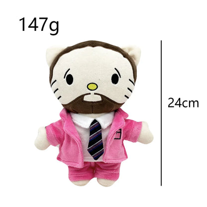 Cat Plush Toy Soft Stuffed Doll with Outfit 20-25cm