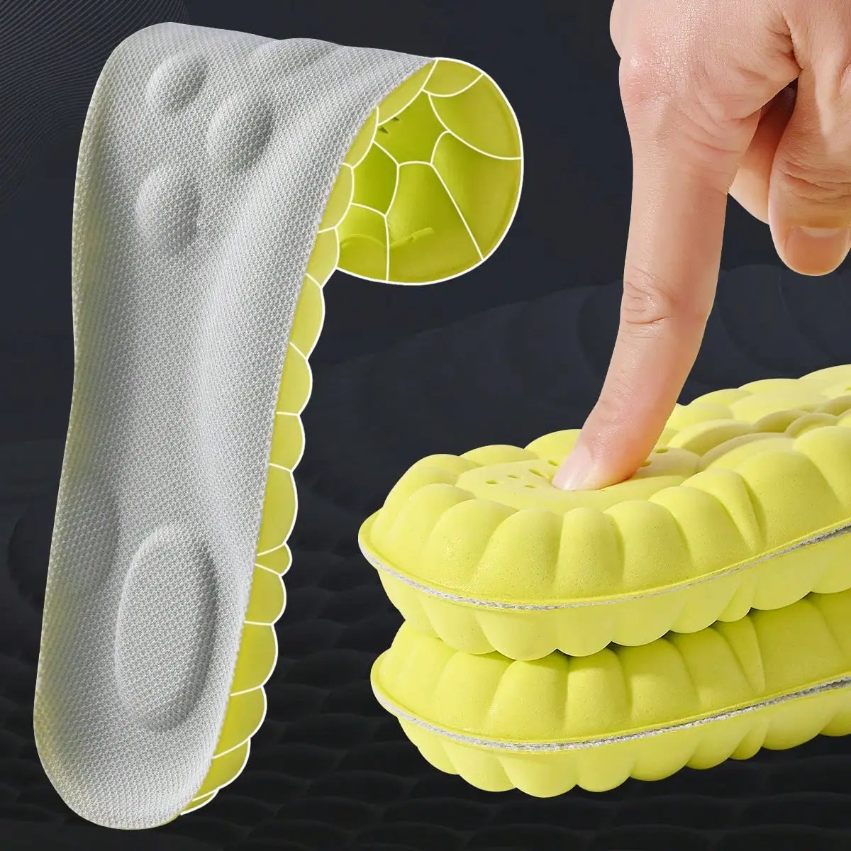 Sports Insoles with Arch Support Breathable Shock Absorption Pads