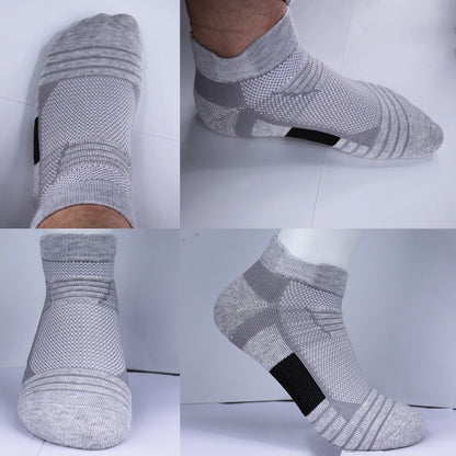 Sports Terry Socks Cushioned Moisture Wicking Ankle Socks 3 Pairs