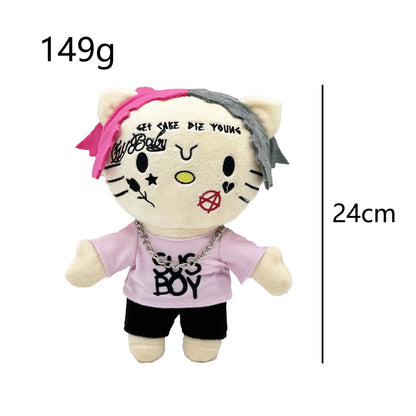 Cat Plush Toy Soft Stuffed Doll with Outfit 20-25cm