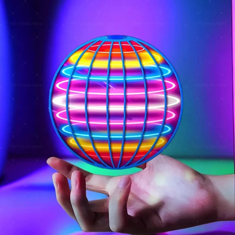 Flying Ball Toy LED Hover Spinning Ball for Indoor & Outdoor Play