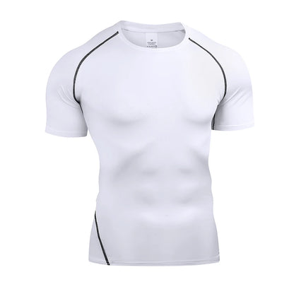 Men's Compression T Shirt Quick Dry Gym Running Top