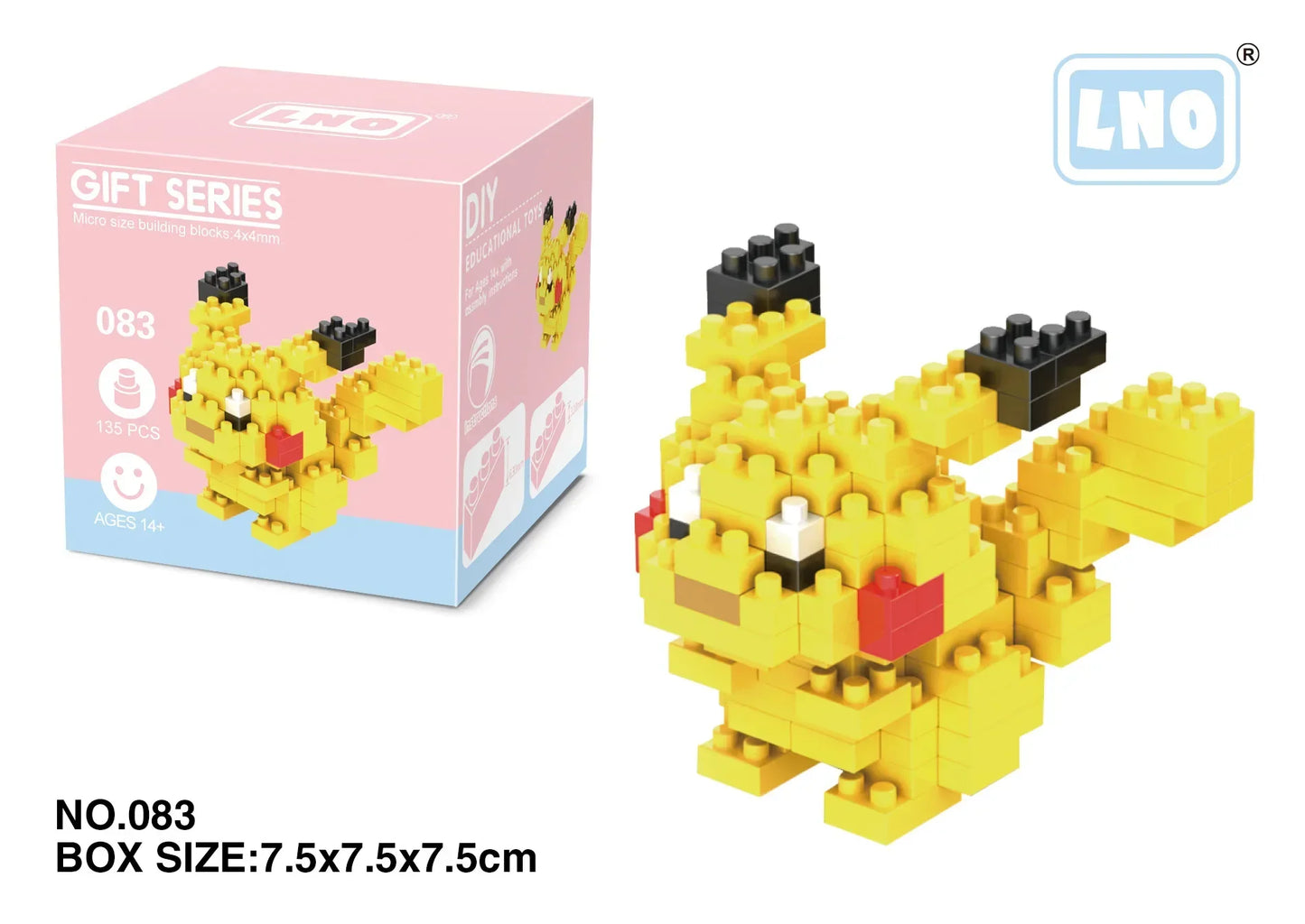 Mini Building Block Set – Micro Building Block Model Kit for Display