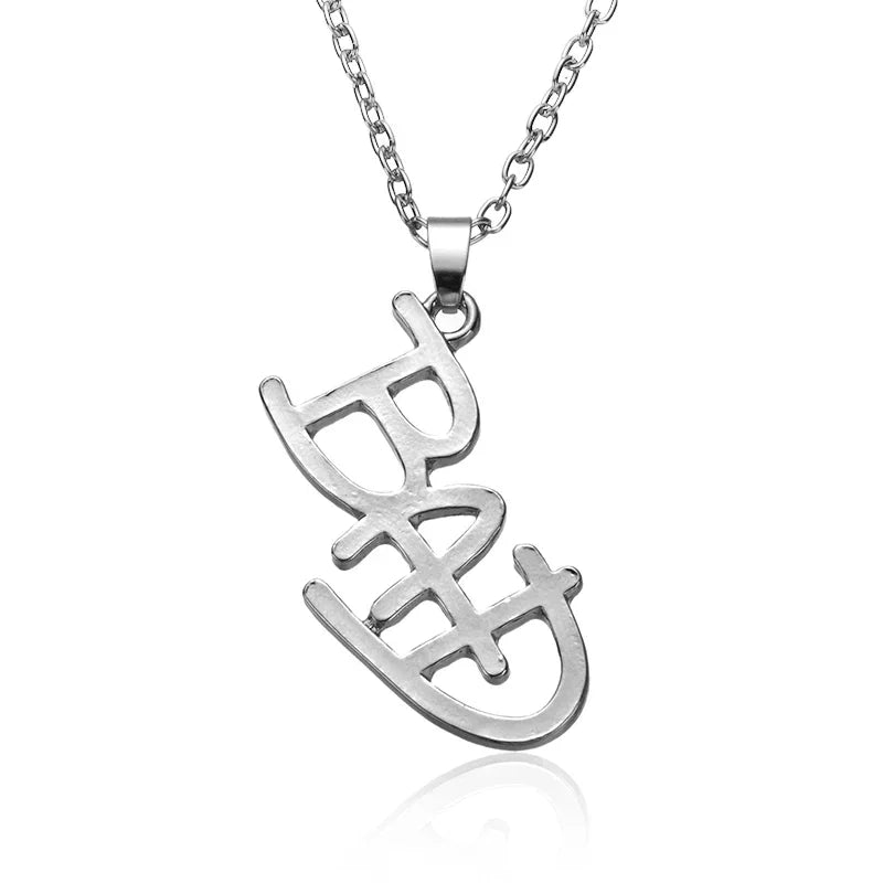 Stainless Steel Pendant Necklace with Metal Chain for Men & Women