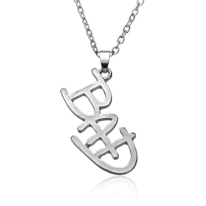 Stainless Steel Pendant Necklace with Metal Chain for Men & Women