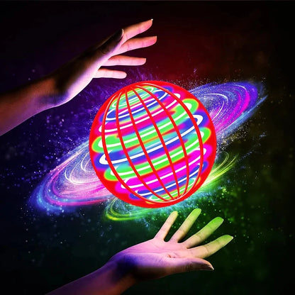Flying Ball Toy LED Hover Spinning Ball for Indoor & Outdoor Play