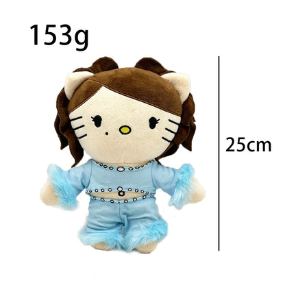Cat Plush Toy Soft Stuffed Doll with Outfit 20-25cm