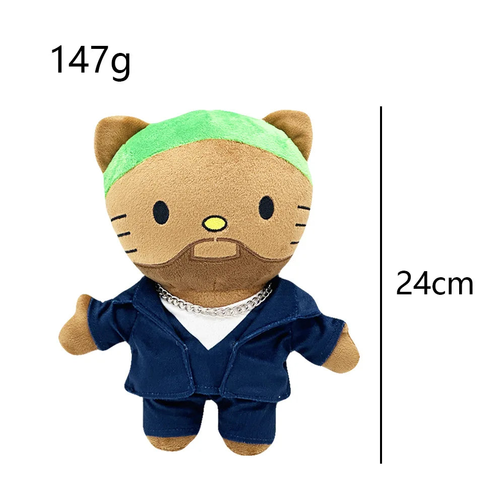 Cat Plush Toy Soft Stuffed Doll with Outfit 20-25cm