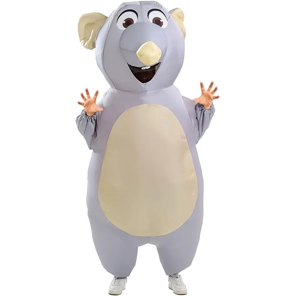 Inflatable Mouse Costume for Adults with Fan