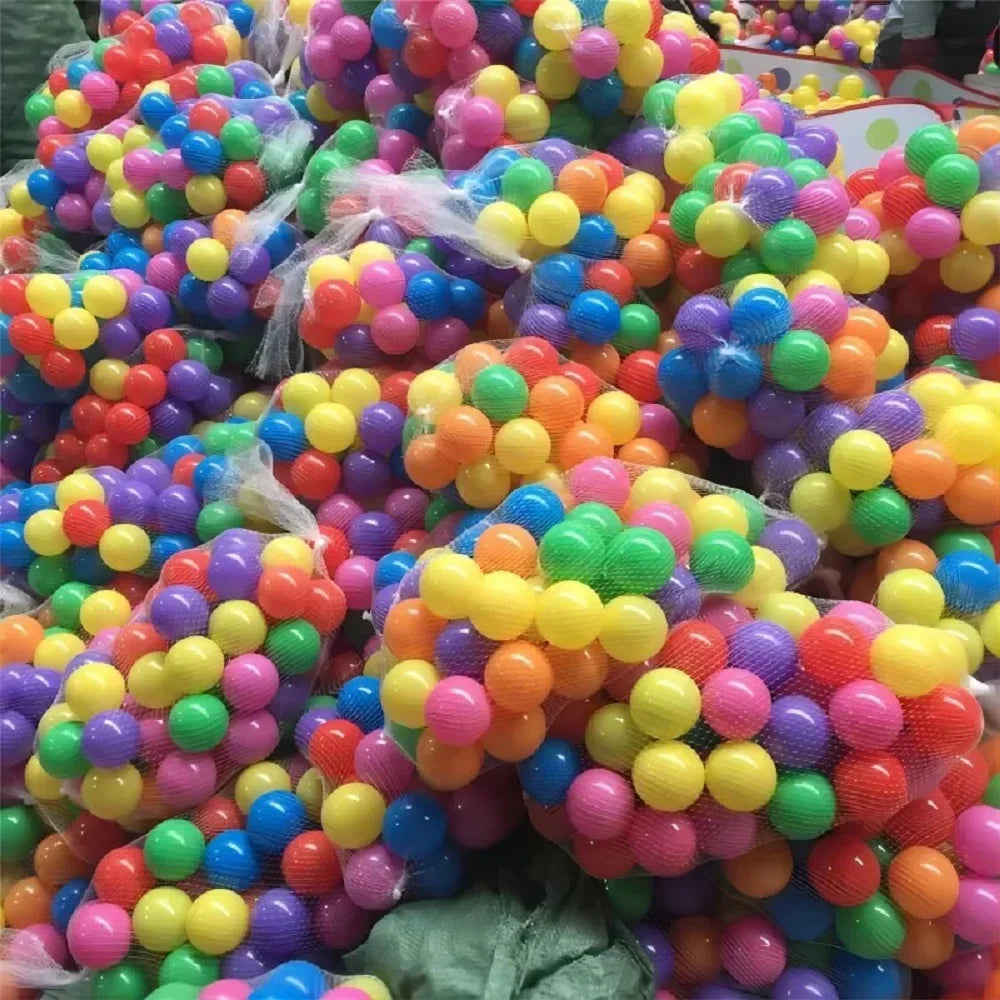 Ball Pit Balls 100PCS Colorful Plastic Play Balls for Kids Play Areas