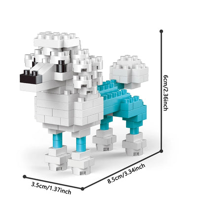 Dog Building Block Set Mini Micro Brick Construction Model Toy