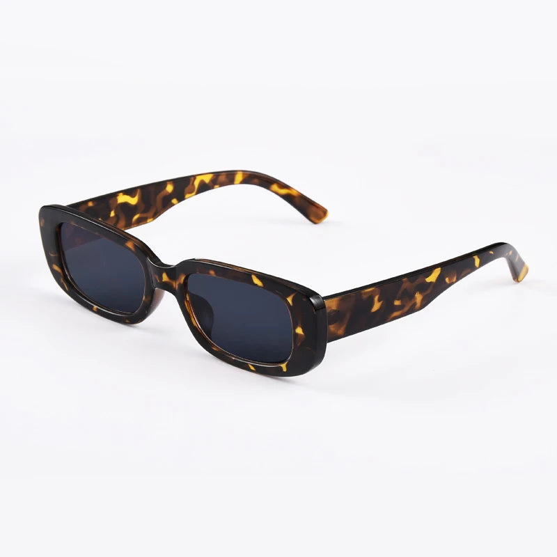 Vintage Square Sunglasses UV400 Retro Square Frame