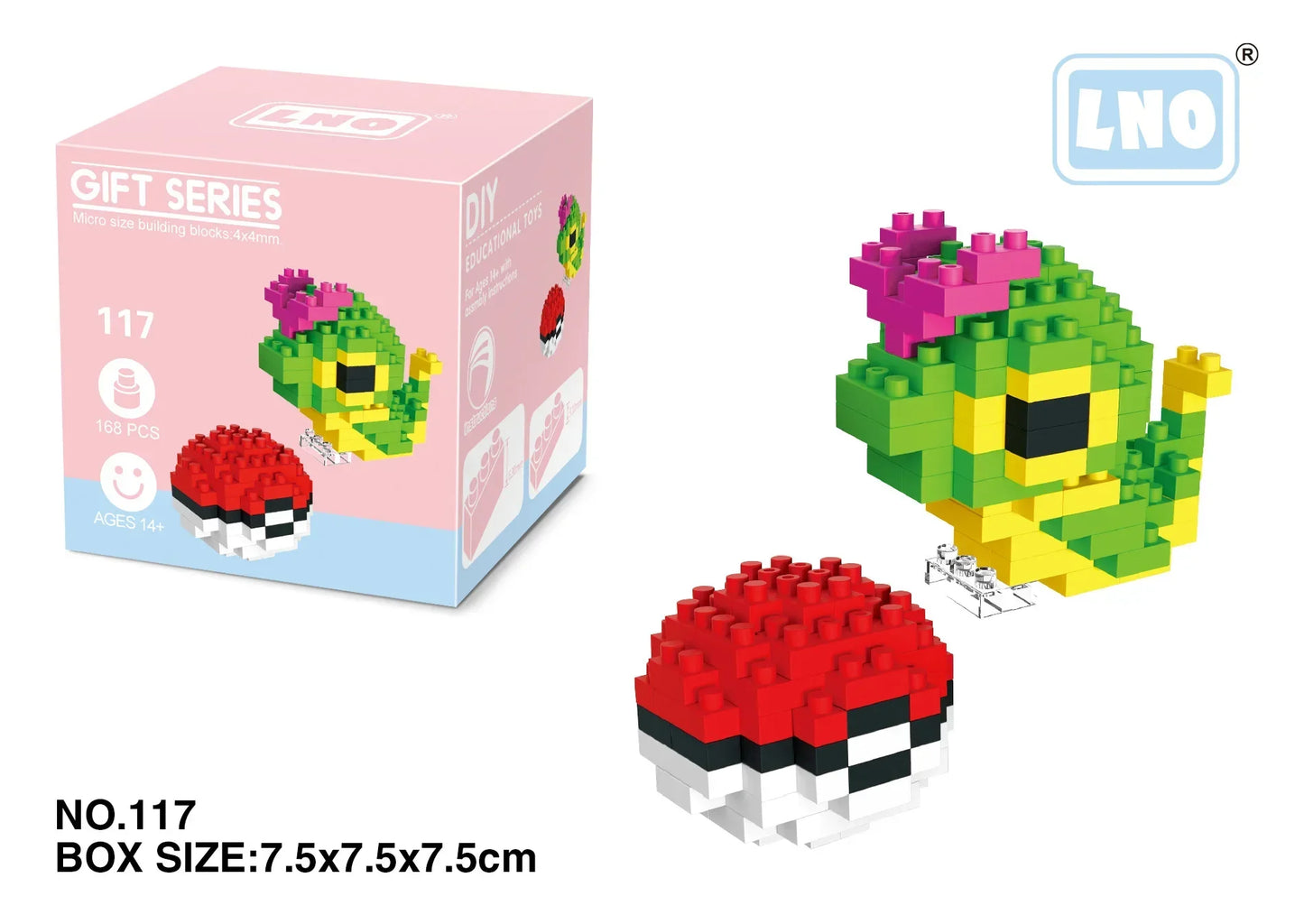 Mini Building Block Set – Micro Building Block Model Kit for Display