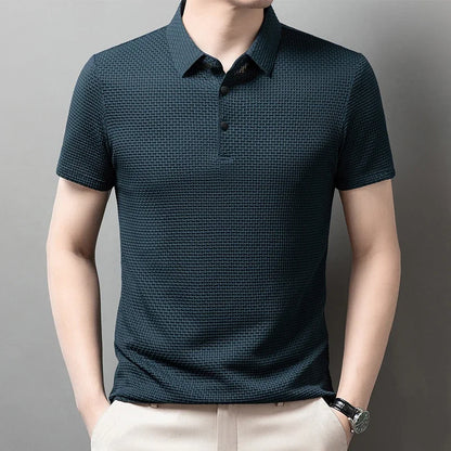 Men's Polo Shirt Breathable Short Sleeve Casual Summer Top