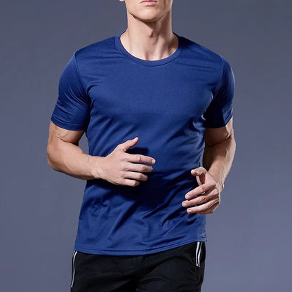 Men's Compression Running Shirt Quick Dry Gym Sports T-Shirt