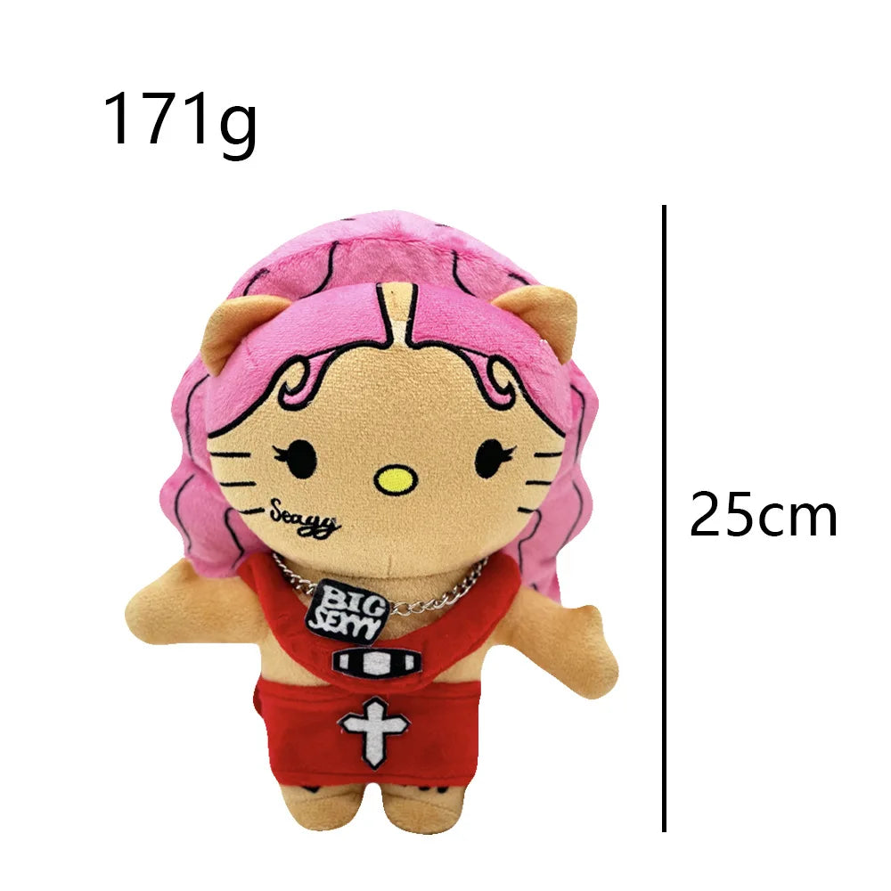 Cat Plush Toy Soft Stuffed Doll with Outfit 20-25cm