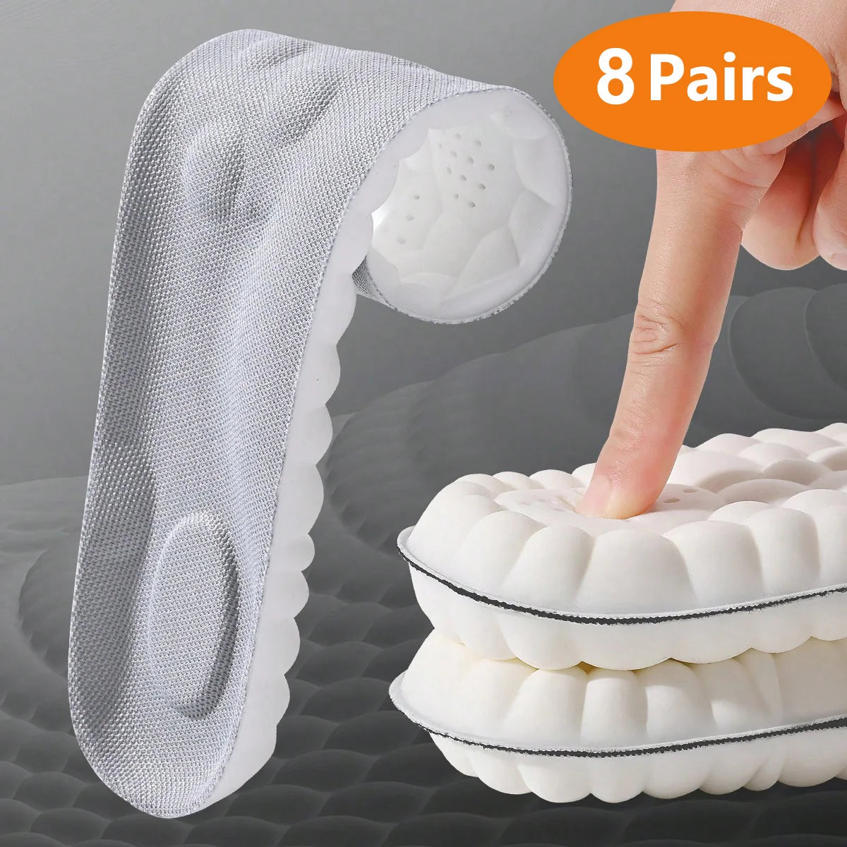 Sports Insoles with Arch Support Breathable Shock Absorption Pads
