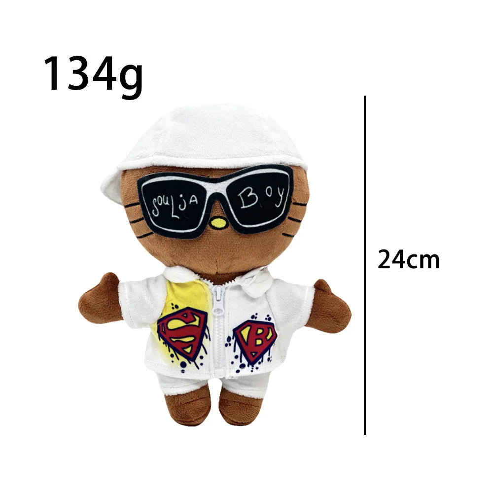 Cat Plush Toy Soft Stuffed Doll with Outfit 20-25cm