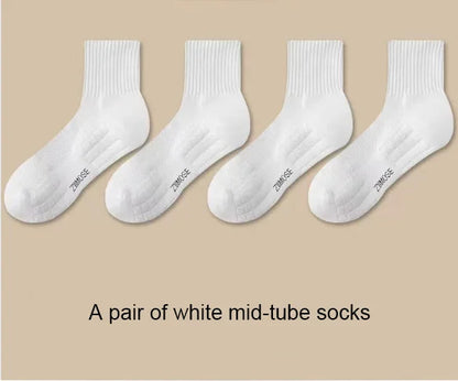 Basketball Socks Cotton Cushioned Crew Sports Socks for Men
