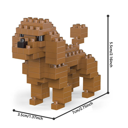 Dog Building Block Set Mini Micro Brick Construction Model Toy