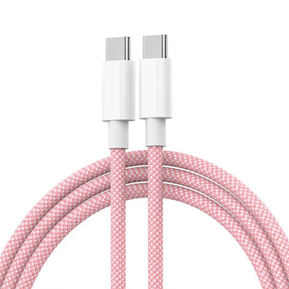 USB-C to USB-C Cable 60W Fast Charging Nylon Braided Data Cable